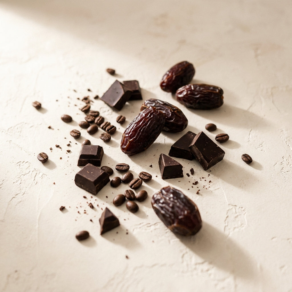 Coffee Hot Dates ingredients still life