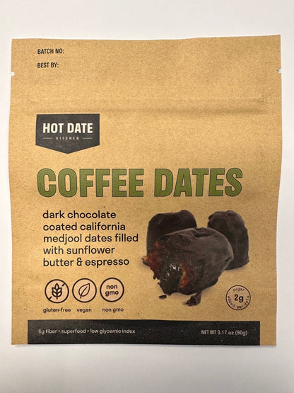 Coffee Dates - Eight Pack (3 dates per pouch) - Hot Date Kitchen