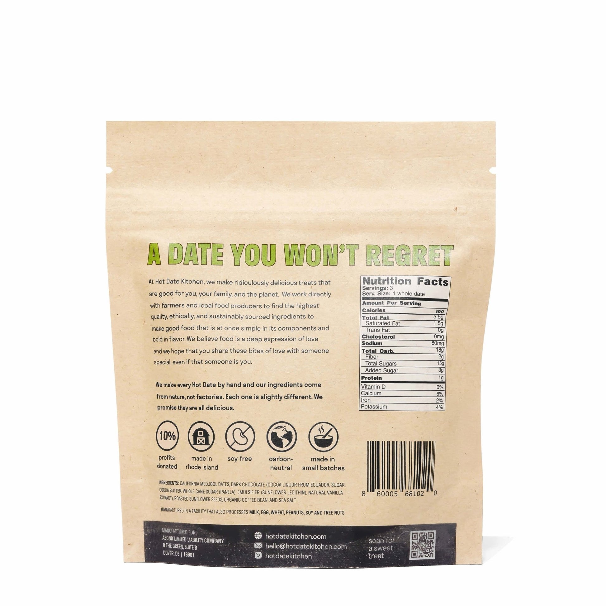 Combo - Four Pack (3 dates per pouch) - Hot Date Kitchen