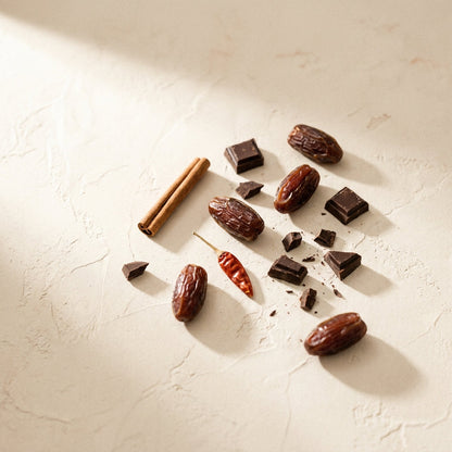 Spiced Hot Dates ingredients still life