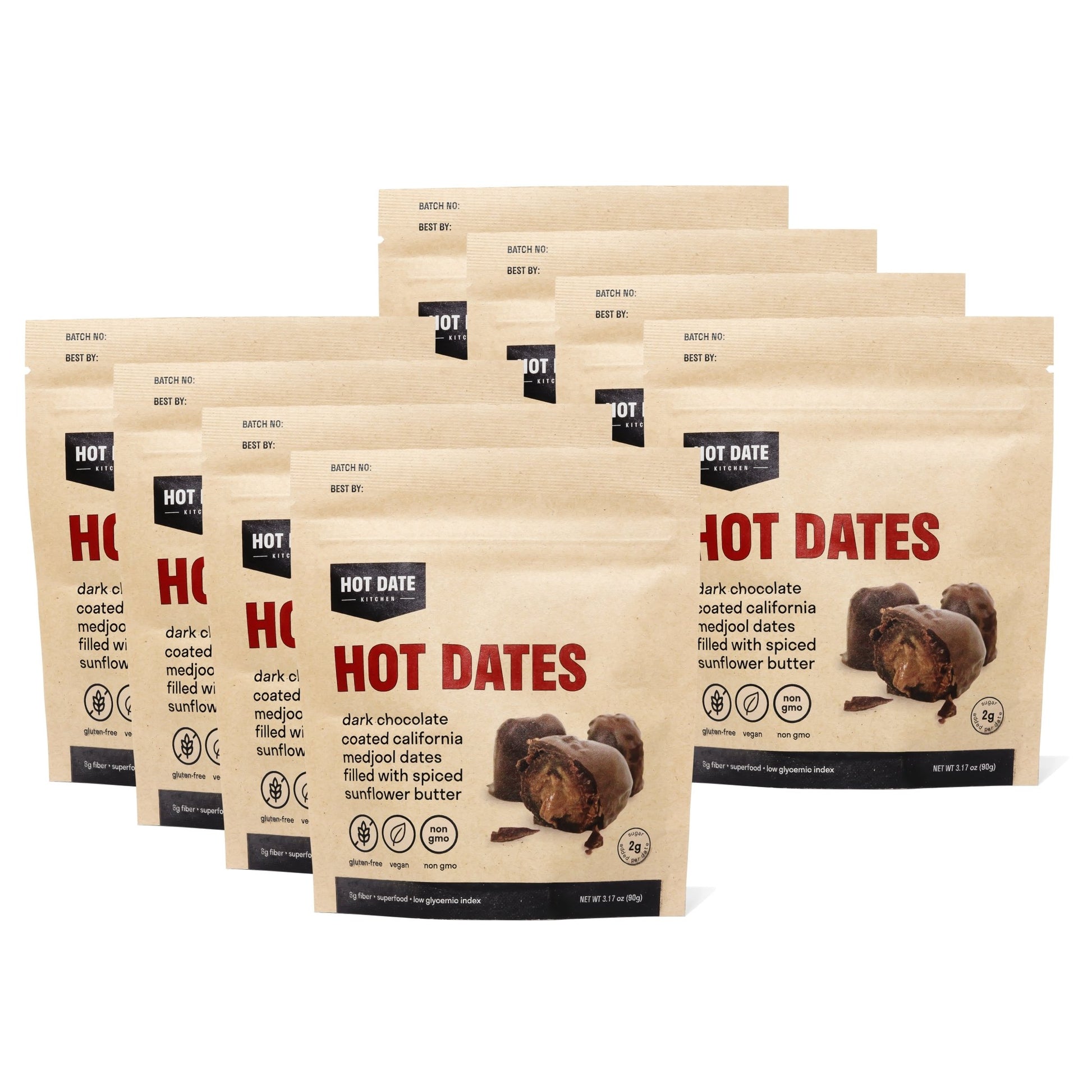 Hot Dates - Eight Pack (3 dates per pouch) - Hot Date Kitchen